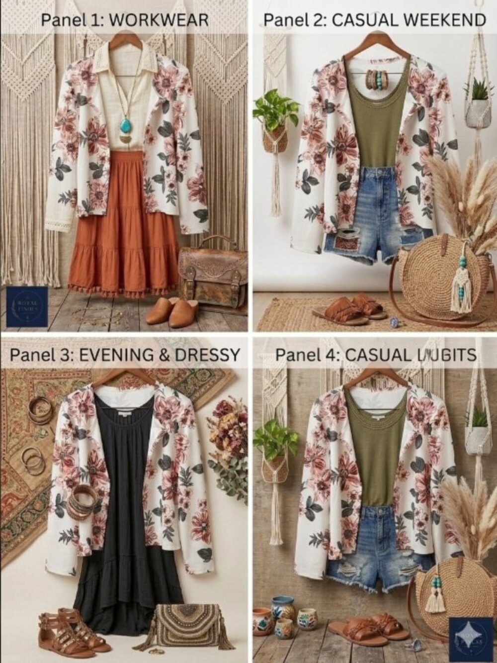 White Floral Bolero style cardigan